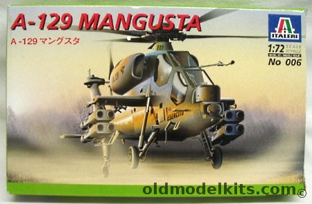 Italeri 1/72 A-129 Mangusta, 006 plastic model kit